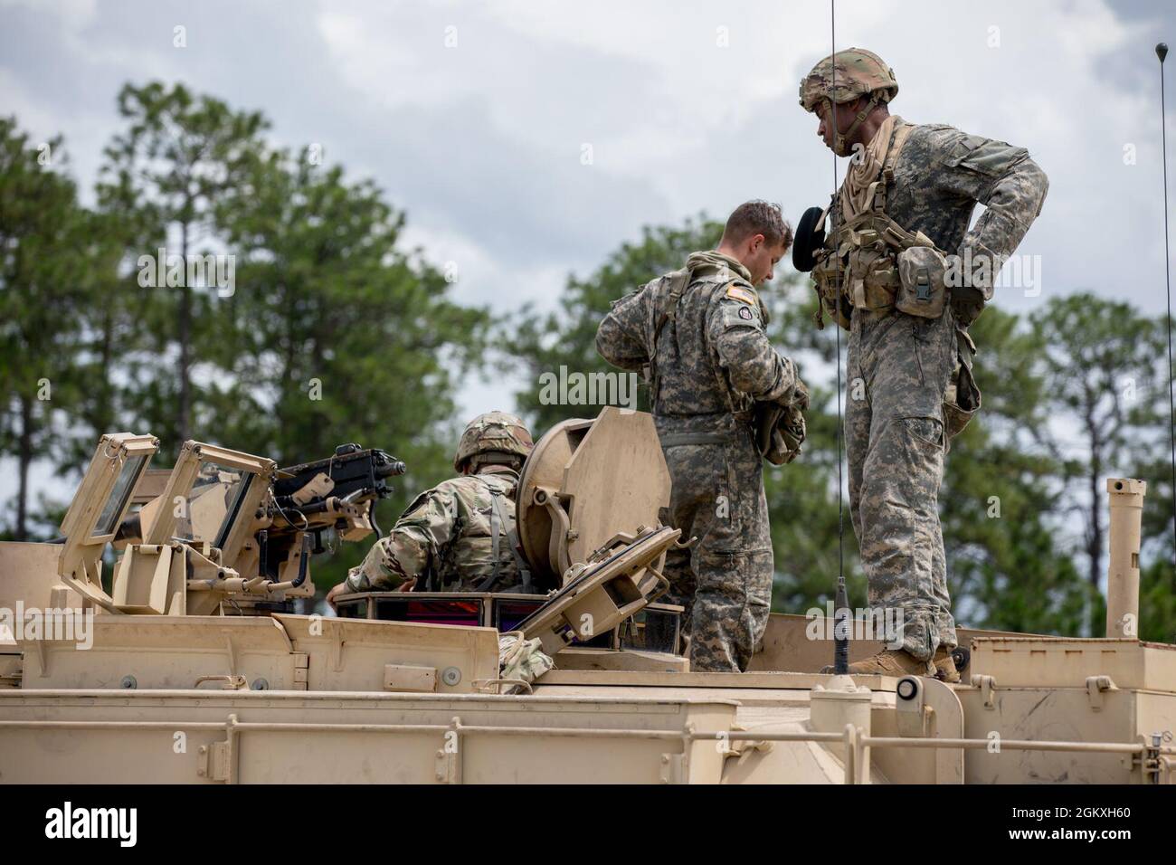 A group of U.S. Army Master Gunner Students, assigned to 3rd Squadron