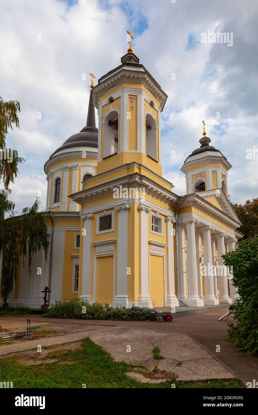 Church of the Transfiguration of the Lord in Balashikha, Russia. Stock Photo