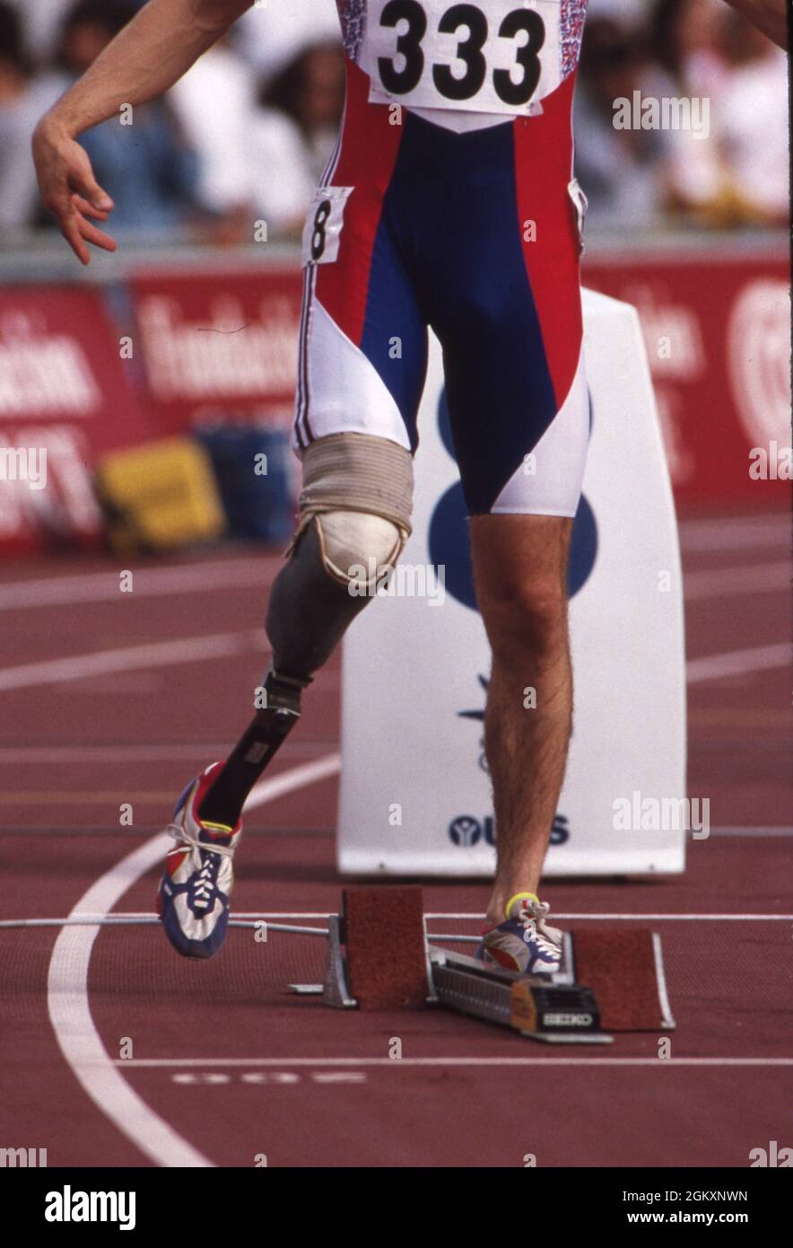 Poster Publicitaire Officiel Des Jeux Paralympiques De Barcelone 1992 – Édition Collector