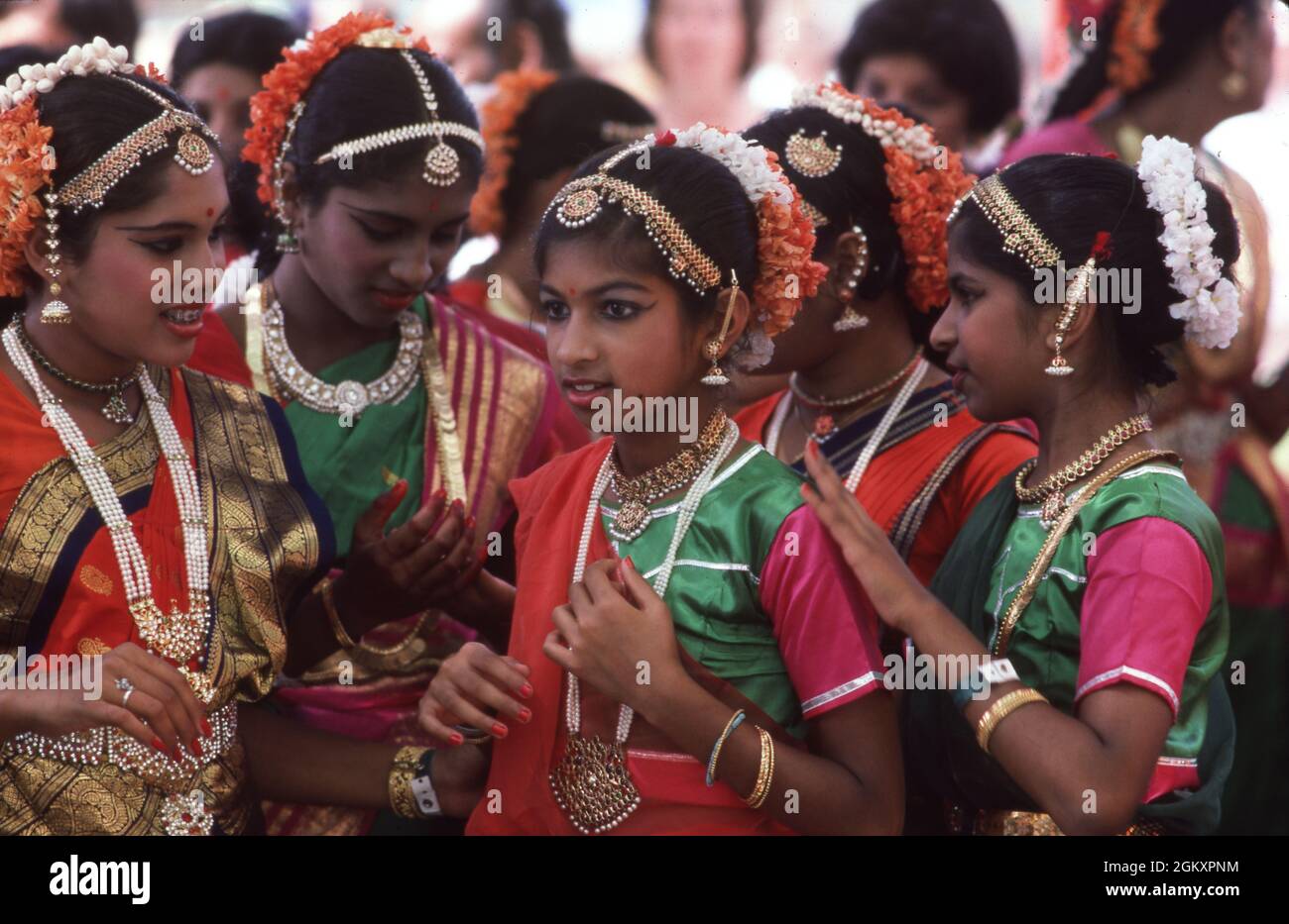 ©1994 Indian folk dancers at the Texas Folklife Festival, San Antonio