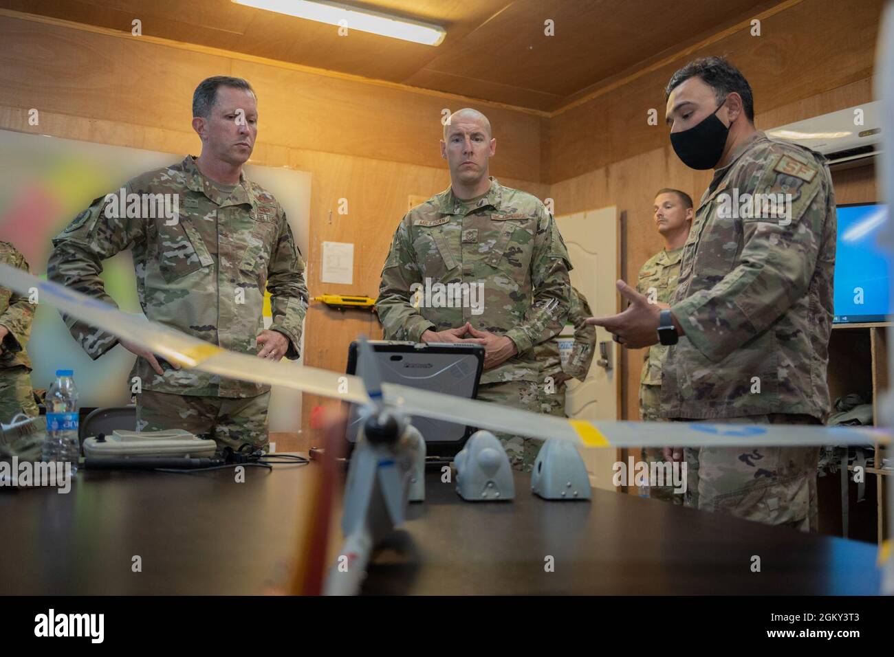 U.S. Air Force Tech. Sgt. Jerry Quintanilla, right, 332nd Expeditionary ...