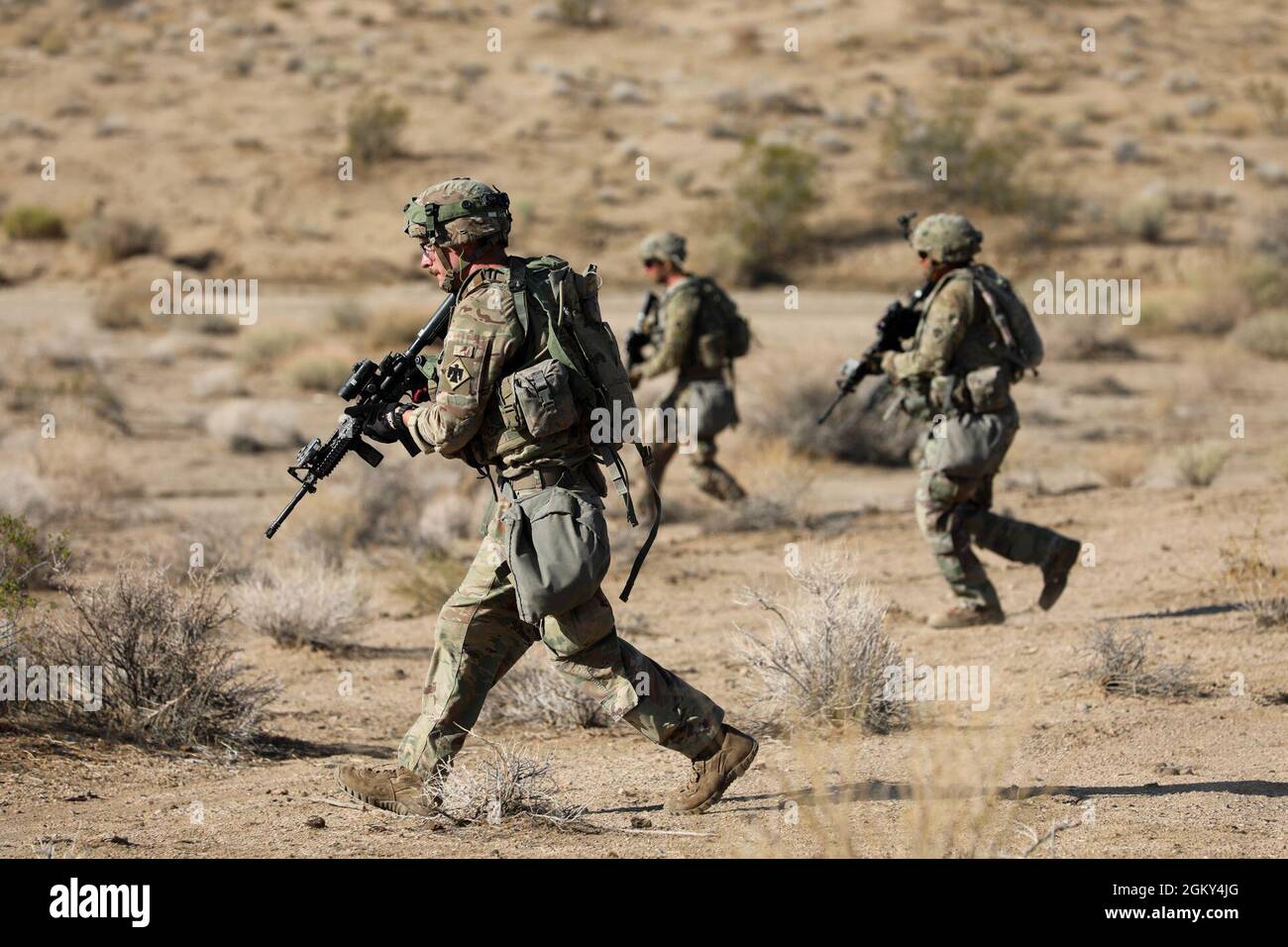 Soldiers with the 45th Infantry Brigade Combat Team, Oklahoma Army ...