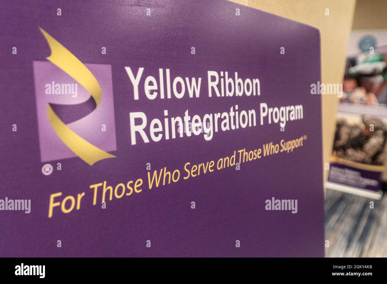 Vendors interact with service members at a Yellow Ribbon Reintegration ...