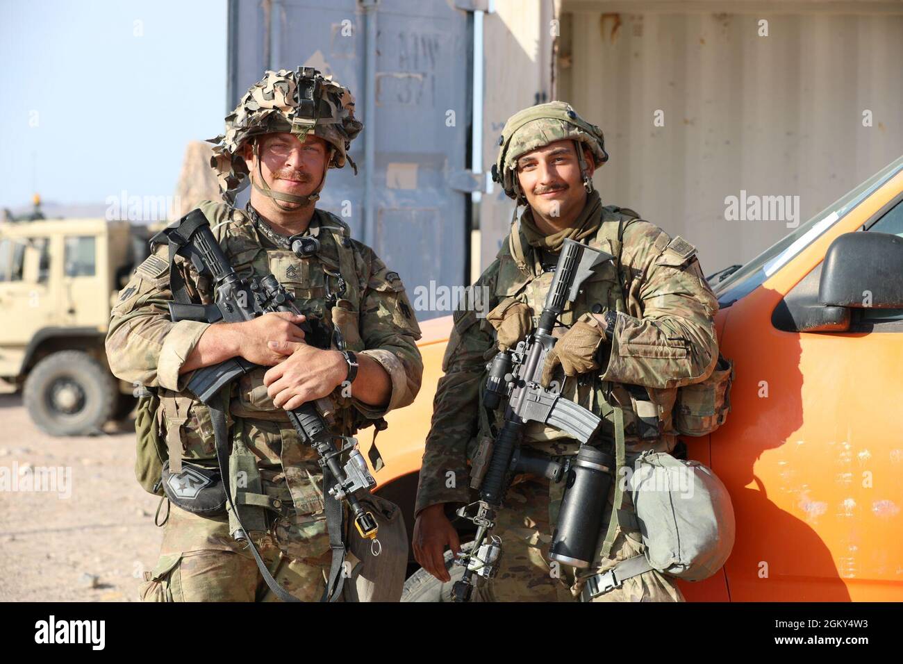 Soldiers with the 45th Infantry Brigade Combat Team, Oklahoma Army ...