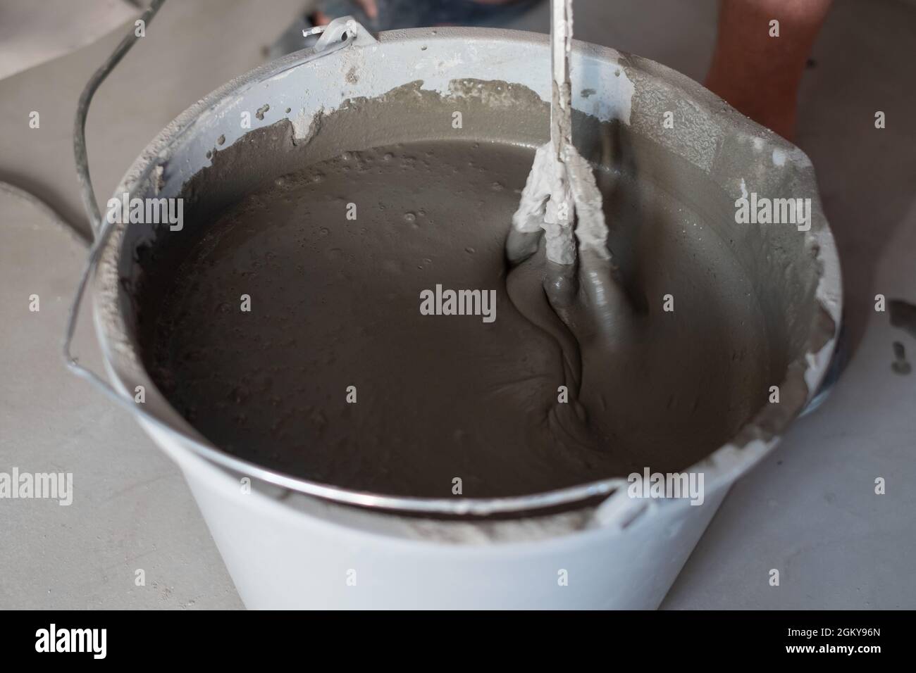 Mixing concrete hires stock photography and images Alamy