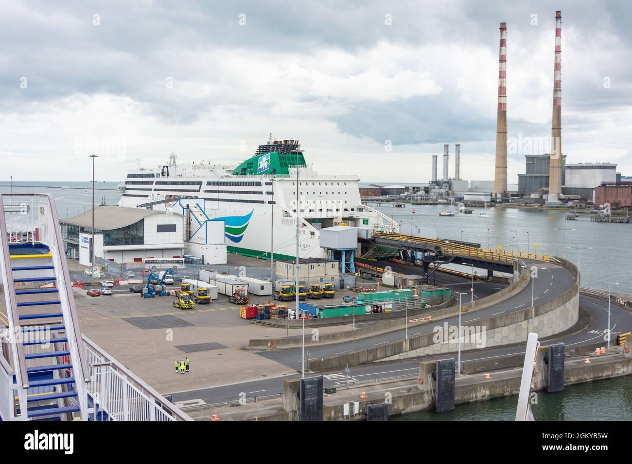 Irish Ferries W.B.Yeats passenger ferry, Dublin Port, Dublin, Republic
