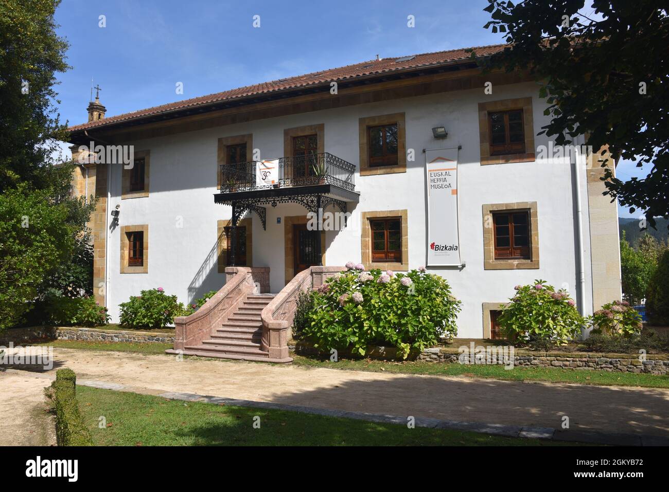 Guernica, Spain - 11 Sept 2021: Museum of the Basque Country, Euskal Herria Museum, in Guernica, Basque Country, Spain Stock Photo