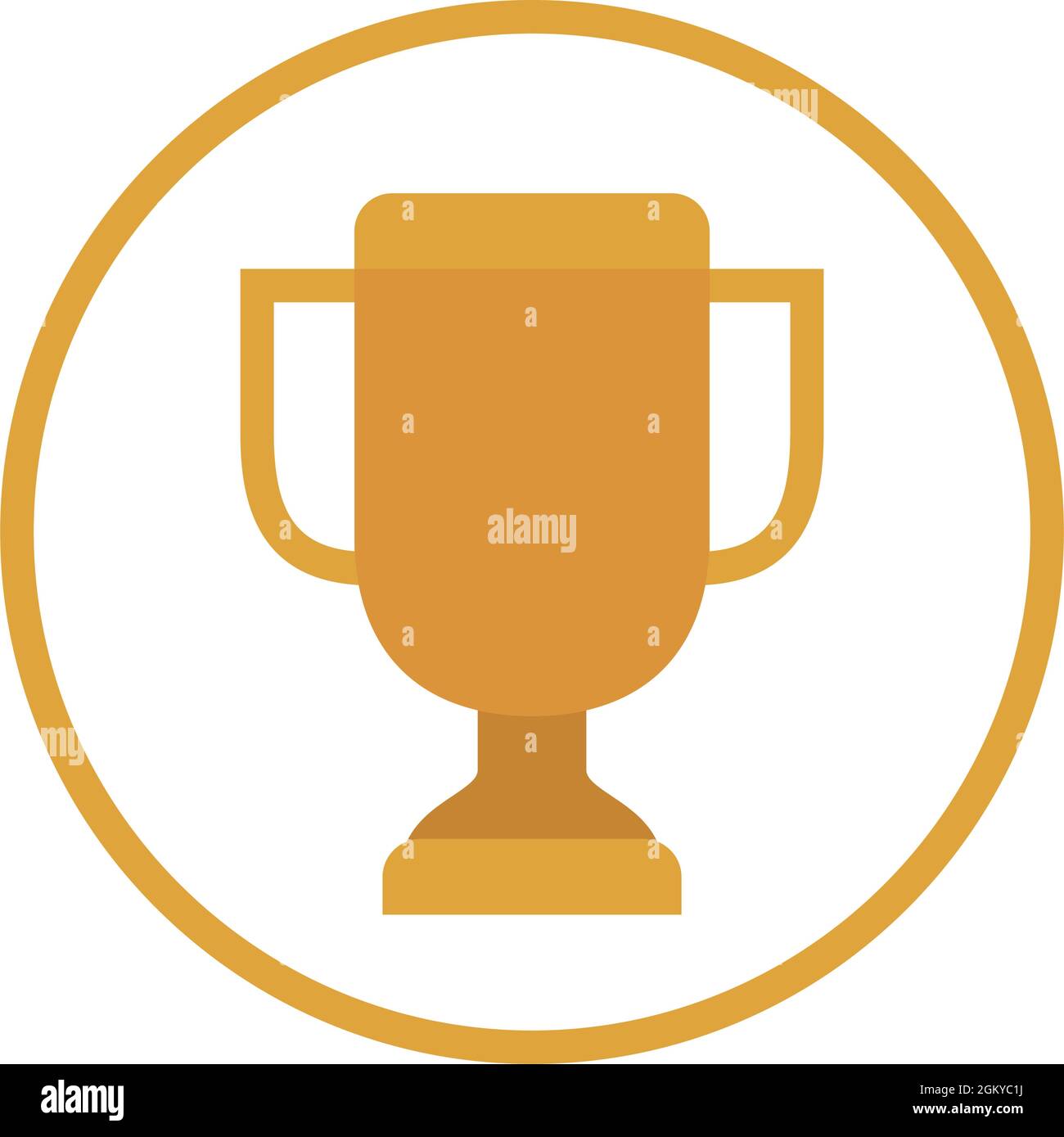 golden trophy icon Stock Vector Image & Art - Alamy
