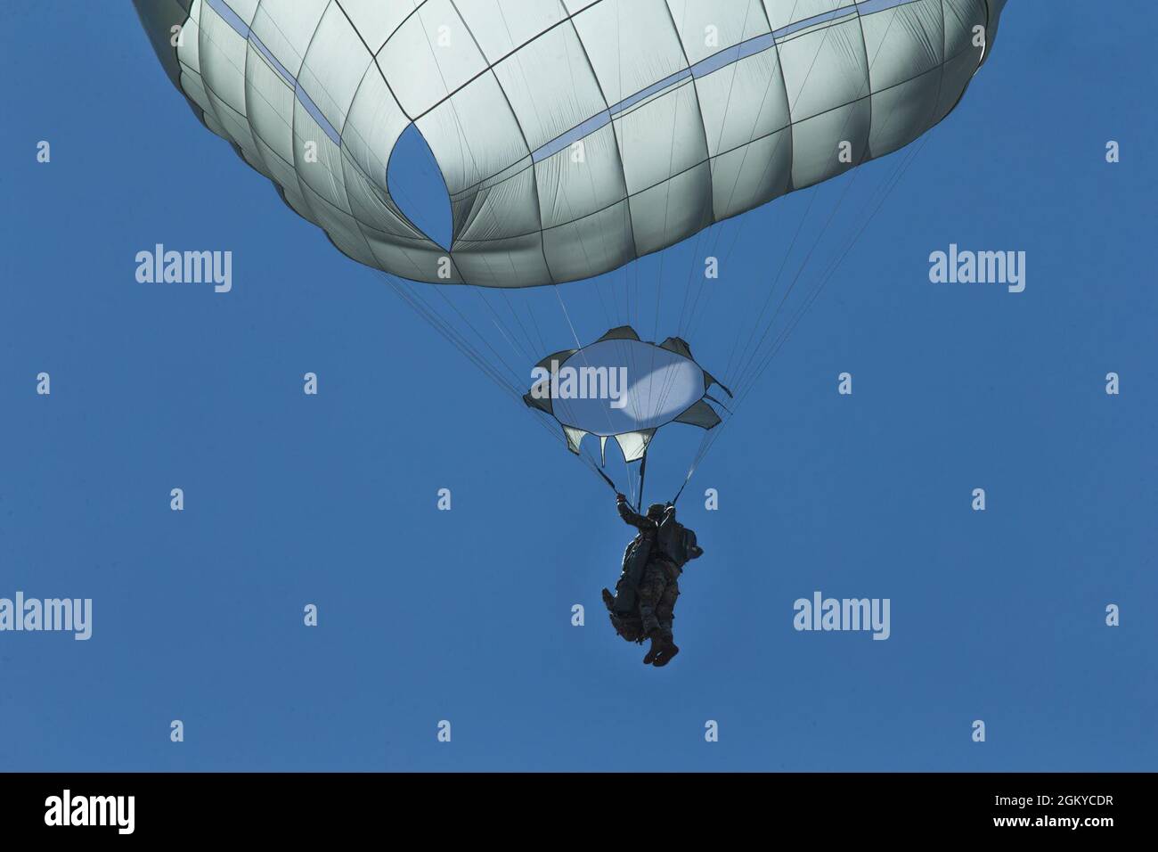 U.S. Army paratroopers with the 3rd Battalion, 509th Parachute Infantry ...