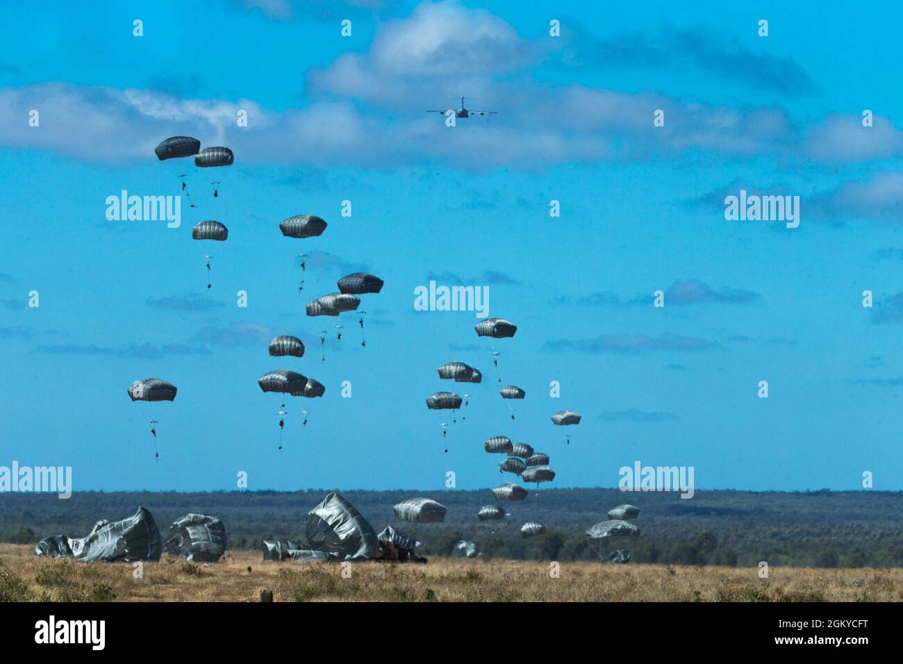 U.S. Army paratroopers with the 3rd Battalion, 509th Parachute Infantry ...