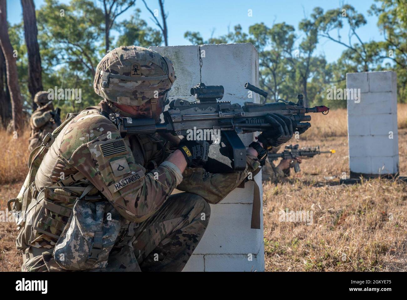 Alaskabased U.S Army Pfc. Ian Hastings, a saw gunner with 3rd