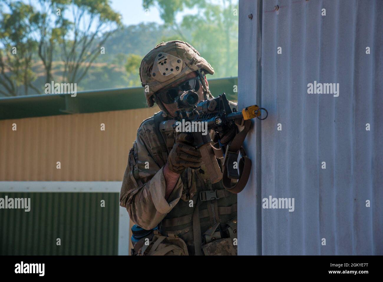 Alaska-based U.S Army Sgt. Tyler Whyte, a team leader, with 3rd ...