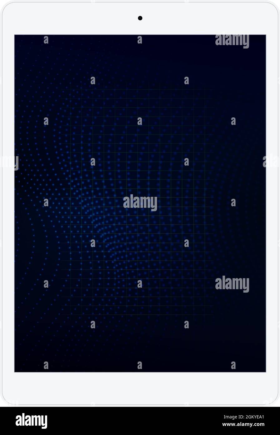 Tablet, smartphone, electronic, computer, device screen, cordless, portability vector stock. Stock Vector
