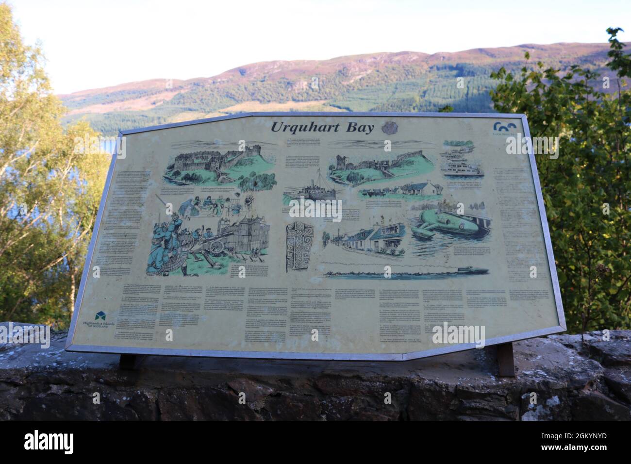 Urquhart Bay - Loch Ness Stock Photo - Alamy