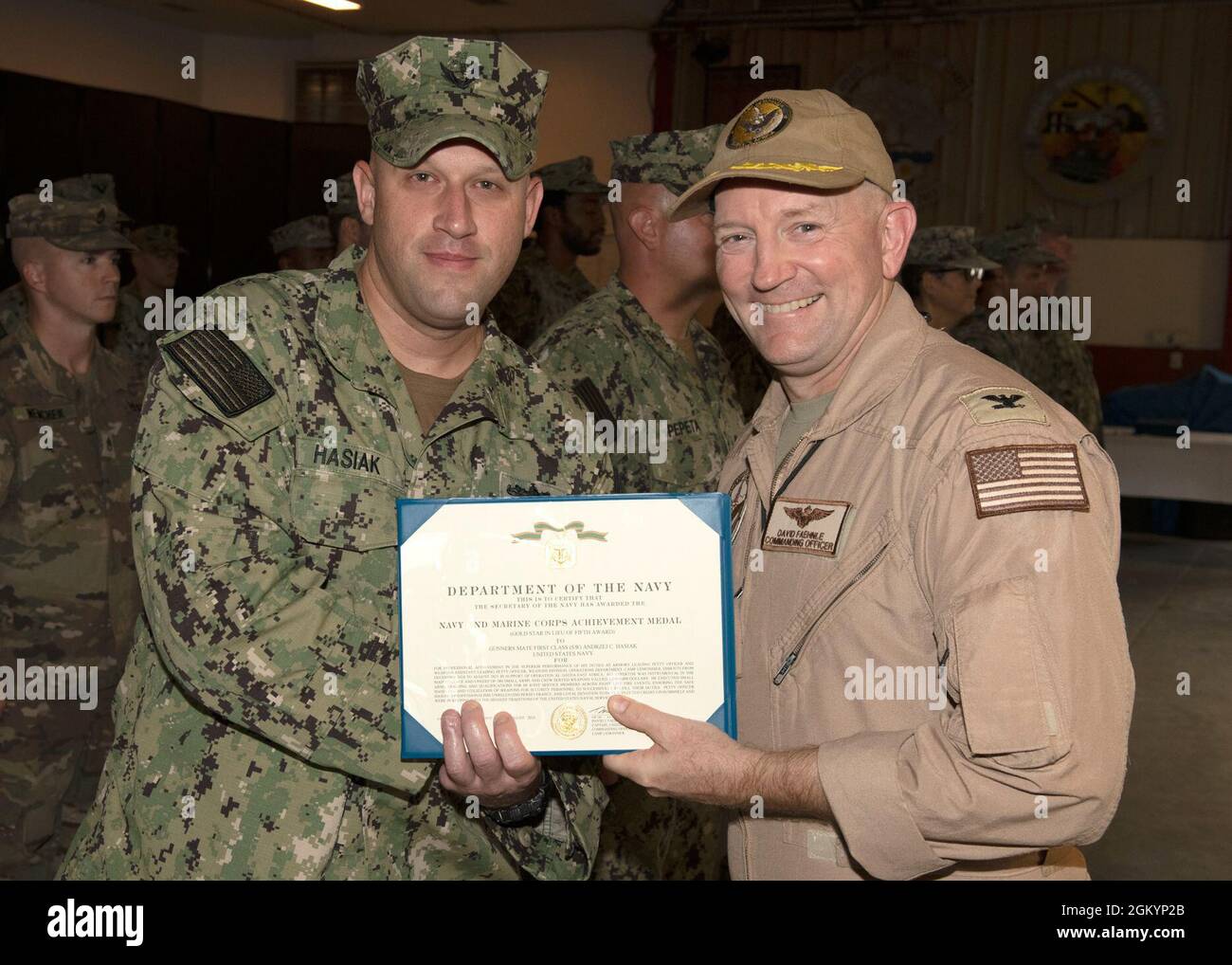 CAMP LEMONNIER, Djibouti – U.S. Navy Gunner's Mate 1st Class Andrzej ...