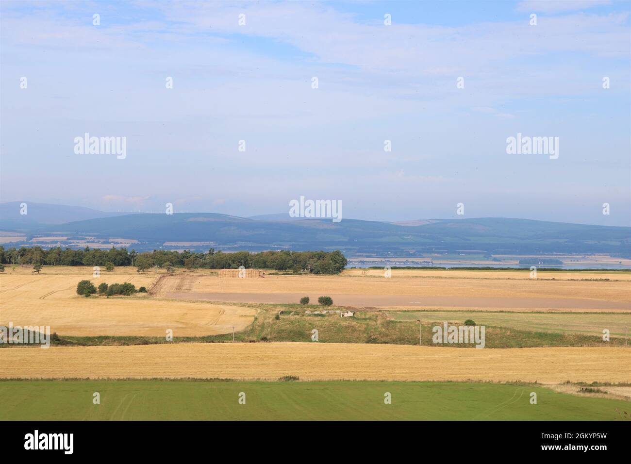 Cromarty Firth Oil Rigs. Stock Photo