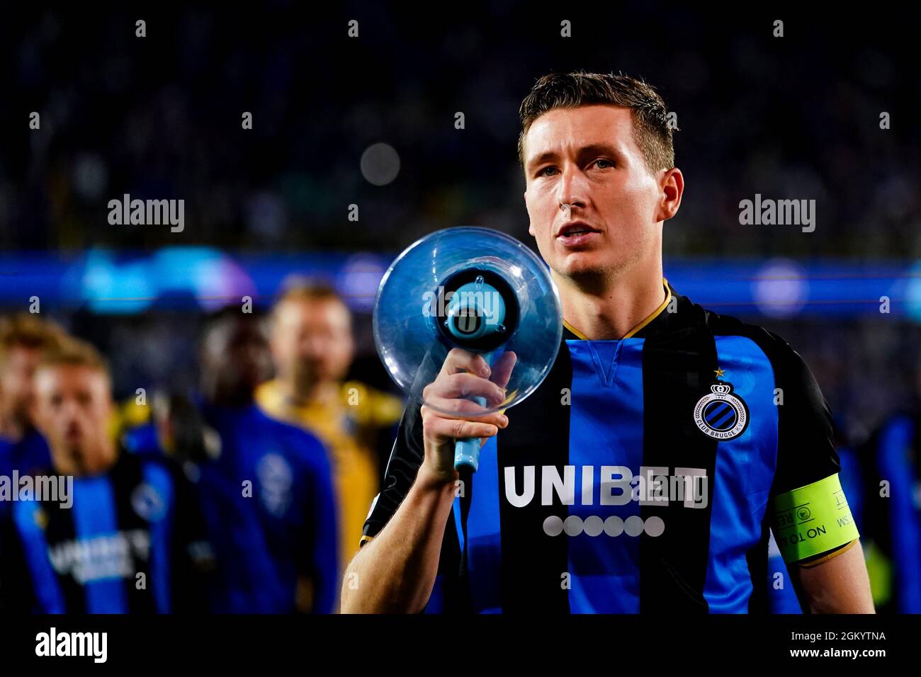 Club Brugge Fans During Europa League Editorial Stock Photo