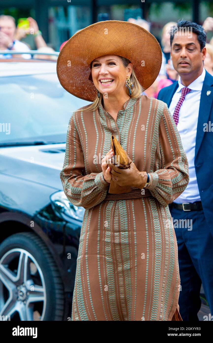 Queen Maxima at the opening of the House of Culture and Administration of  the municipality of Midden-Groningen. (Photo by DPPA/Sipa USA Stock Photo -  Alamy