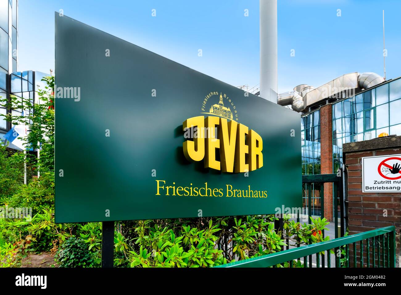 The Frisian Brewery in Jever, Germany - Das Friesische Brauhaus zu Jever Stock Photo
