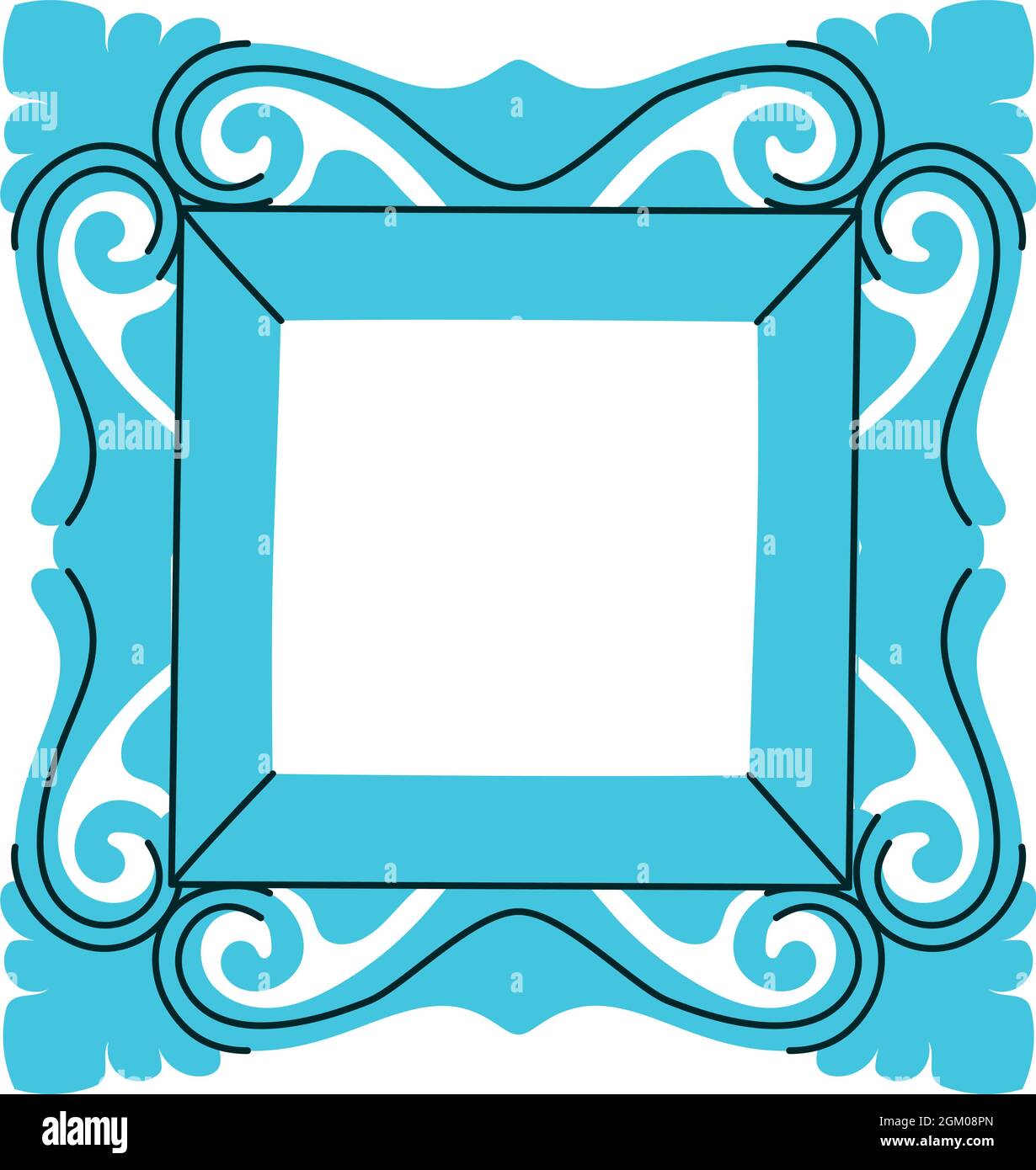 sky blue frame Stock Vector Image & Art Alamy