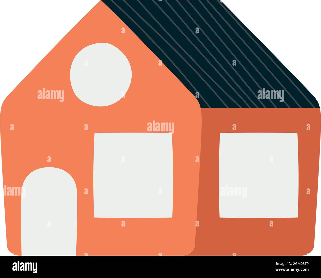 orange house design Stock Vector Image & Art Alamy