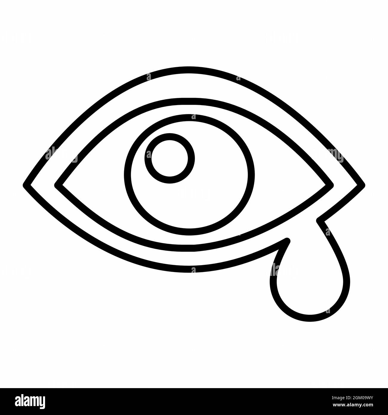 Icon Vector of Eye Exam 4 - Line Style - Simple illustration, Editable stroke, Design template vector, Good for prints, posters, advertisements, annou Stock Vector