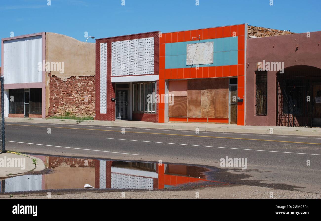 Old Tucumcari, New Mexico Stock Photo Alamy