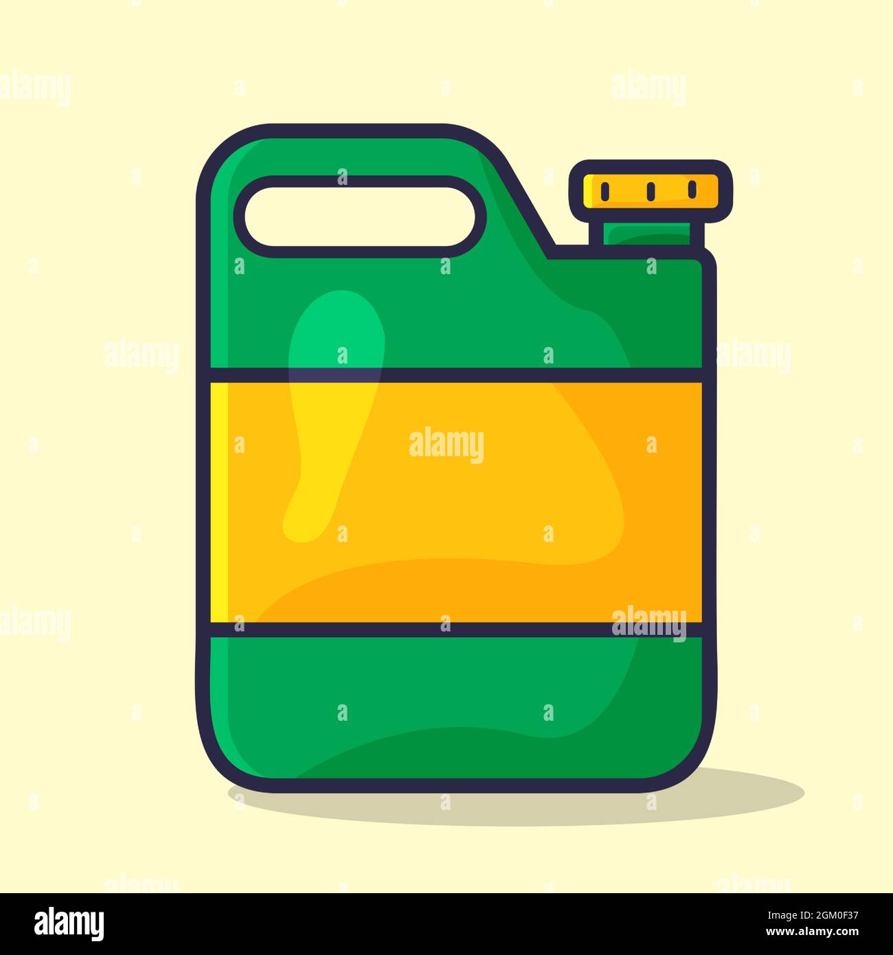 Fertilizer bottle isolated cartoon vector illustration in flat style Stock Vector