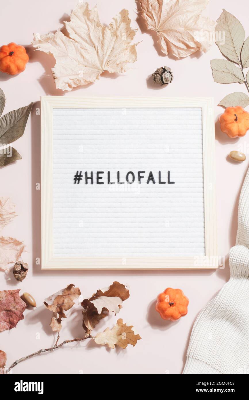 Hello fall hires stock photography and images Alamy
