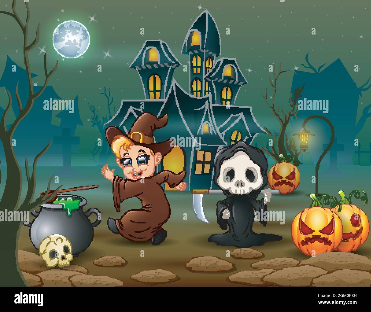 Grim reaper and child hi-res stock photography and images - Alamy