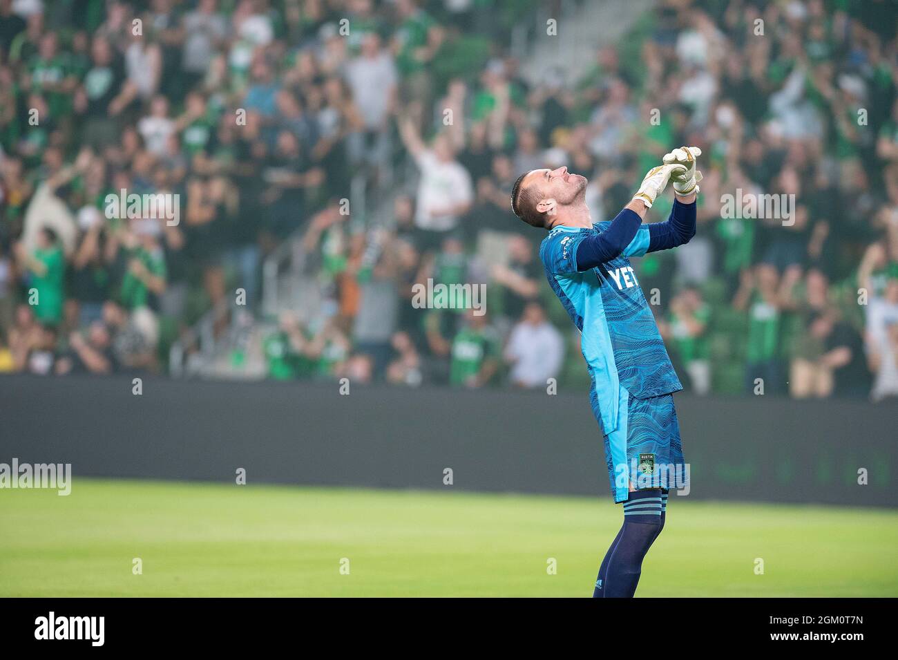 September 15, 2021 Austin FC Brad Stuver Goalkeeper (41) in action