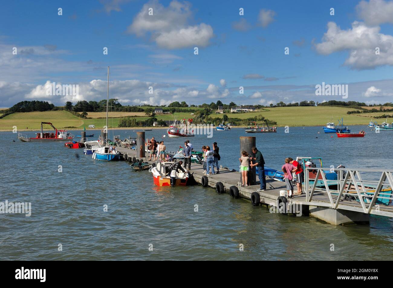 FRANCE.BRITTANY.MORBIHAN (56) PENESTIN.TREHIGUIER PORT.MOUTH OF THE  VILAINE.(PICTURE NOT AVAILABLE FOR CALENDAR OR POSTCARD Stock Photo - Alamy