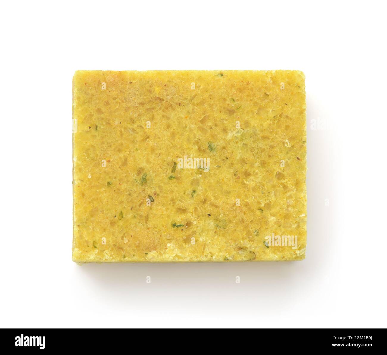 Top view of chicken bouillon stock cube isolated Stock Photo Alamy