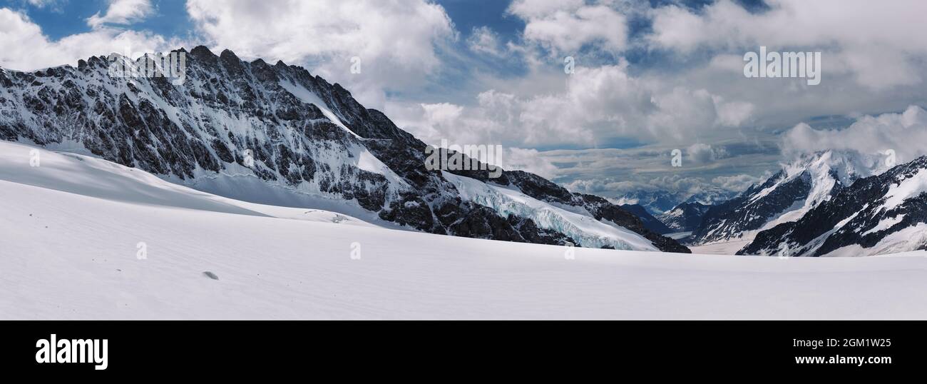 Swiss alps wide angle hi-res stock photography and images - Alamy