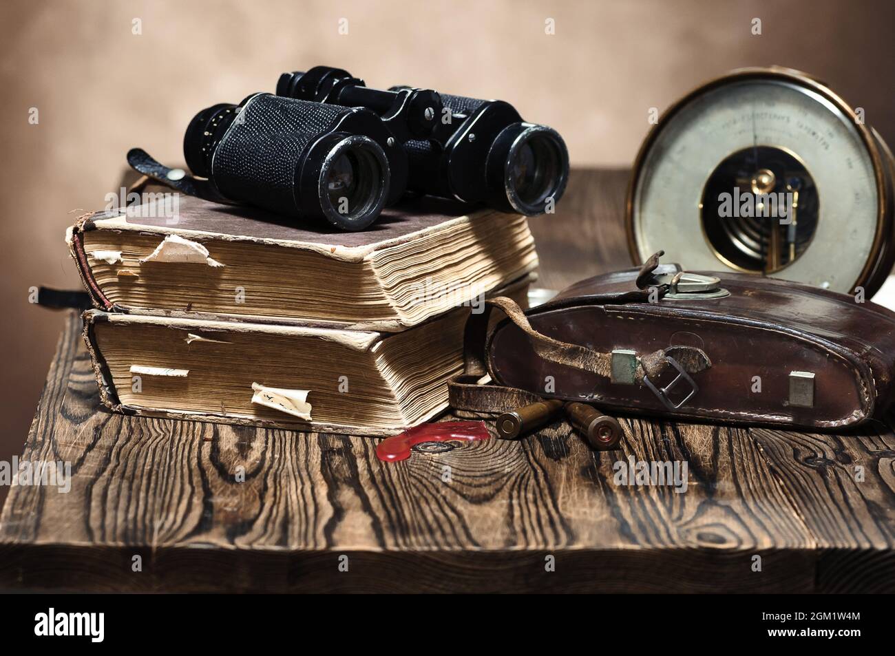 still life in retro style with antiques Stock Photo