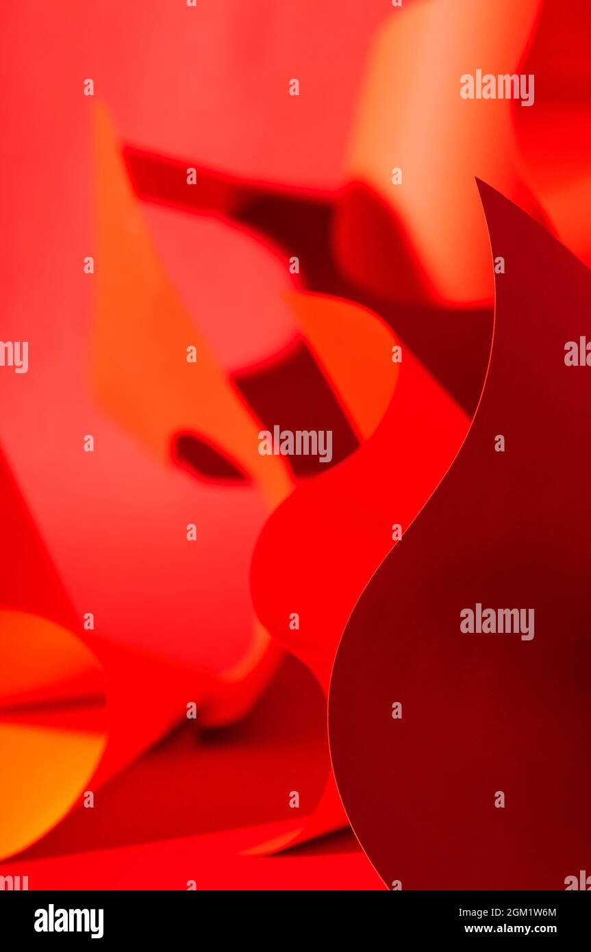 Abstract background in red and orange tones. Stock Photo