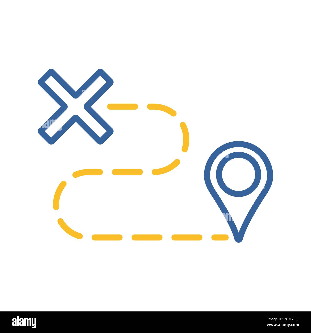 Route vector icon. Navigation sign. Graph symbol for travel and tourism ...