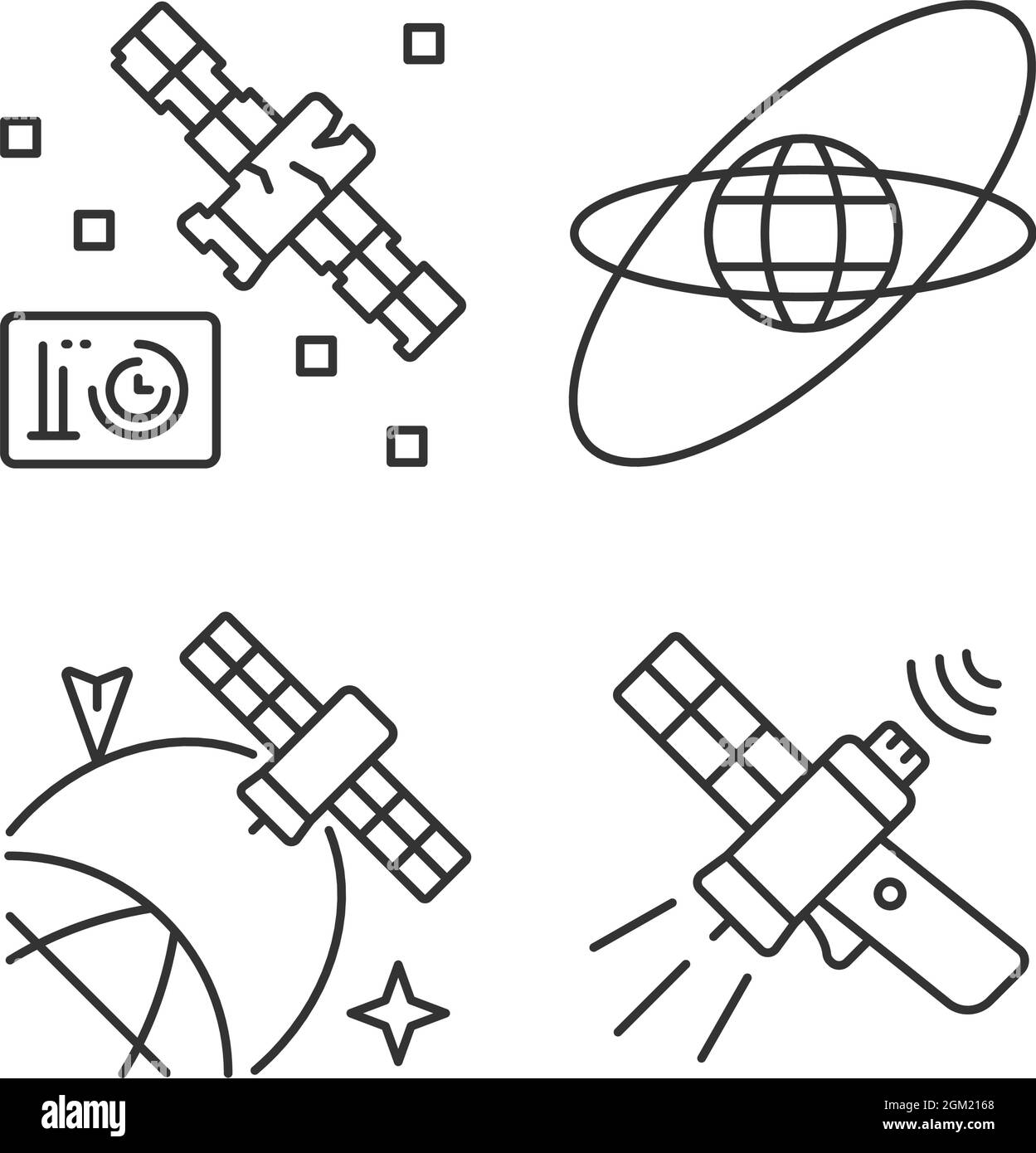 Space Orbit Wireless Connection - Draw Communication Satellite Drawing, HD  Png Download , Transparent Png Image - PNGitem