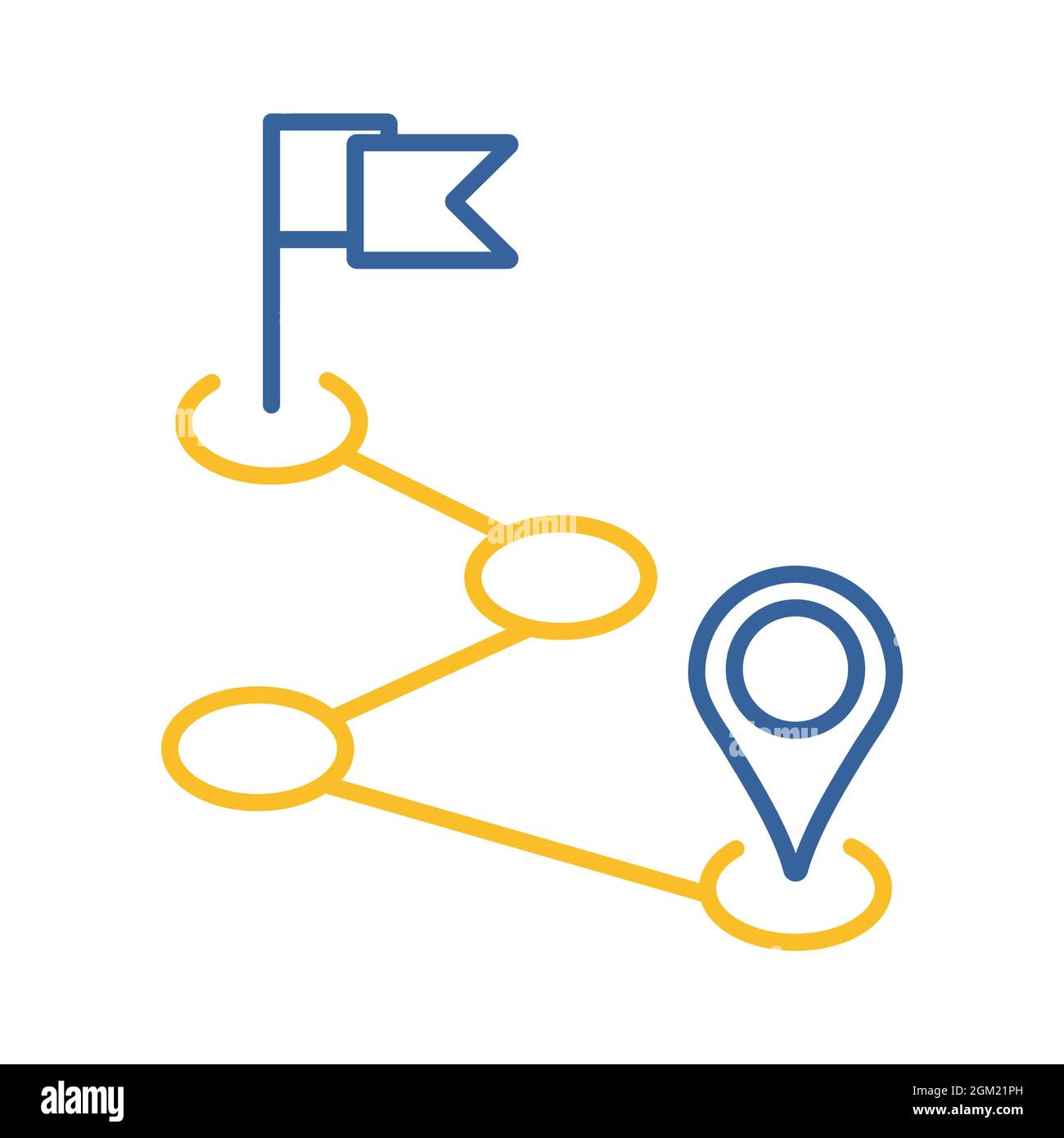 Route vector icon. Navigation sign. Graph symbol for travel and tourism ...