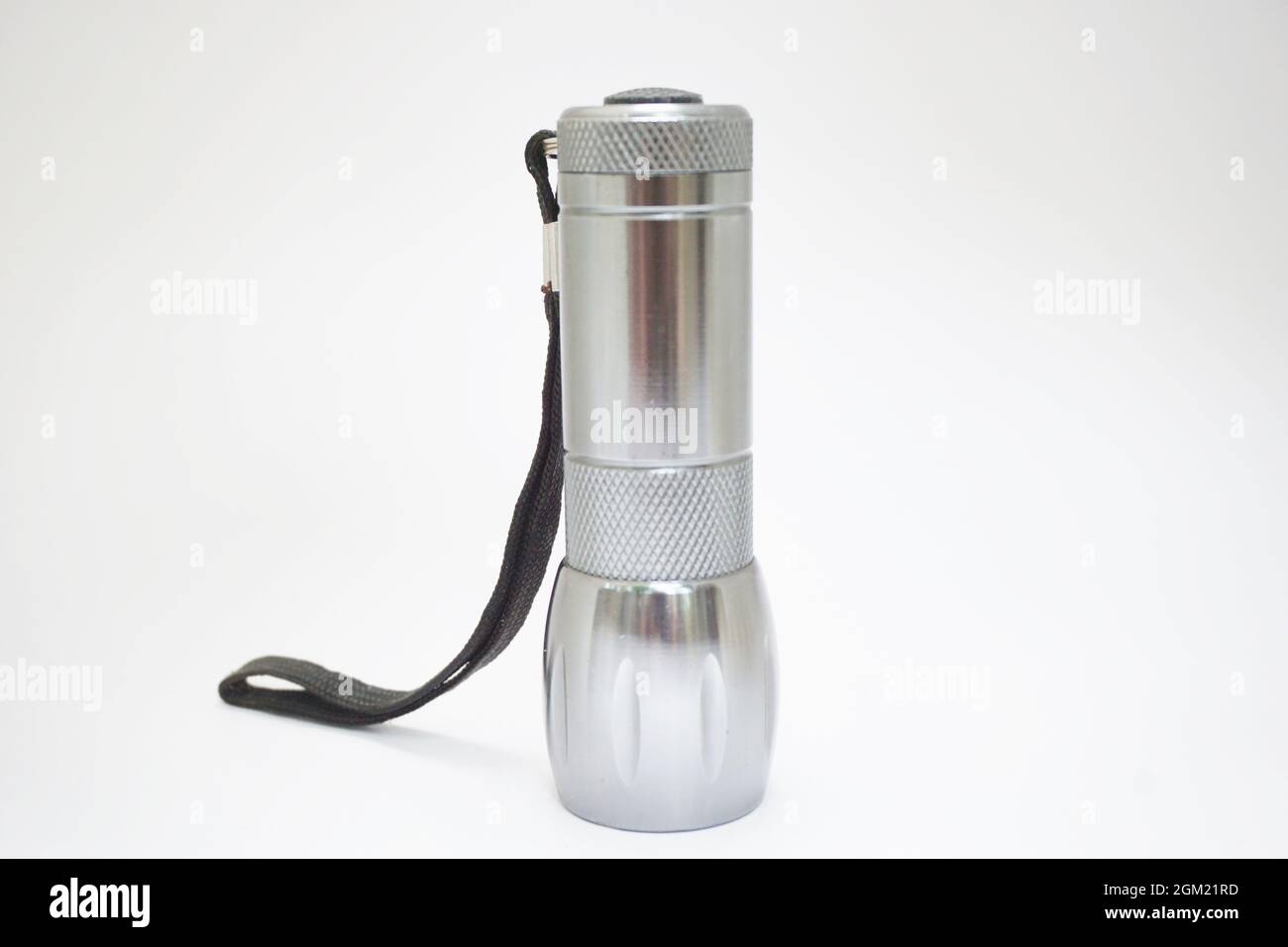 Isolated flashlight on white background Stock Photo - Alamy
