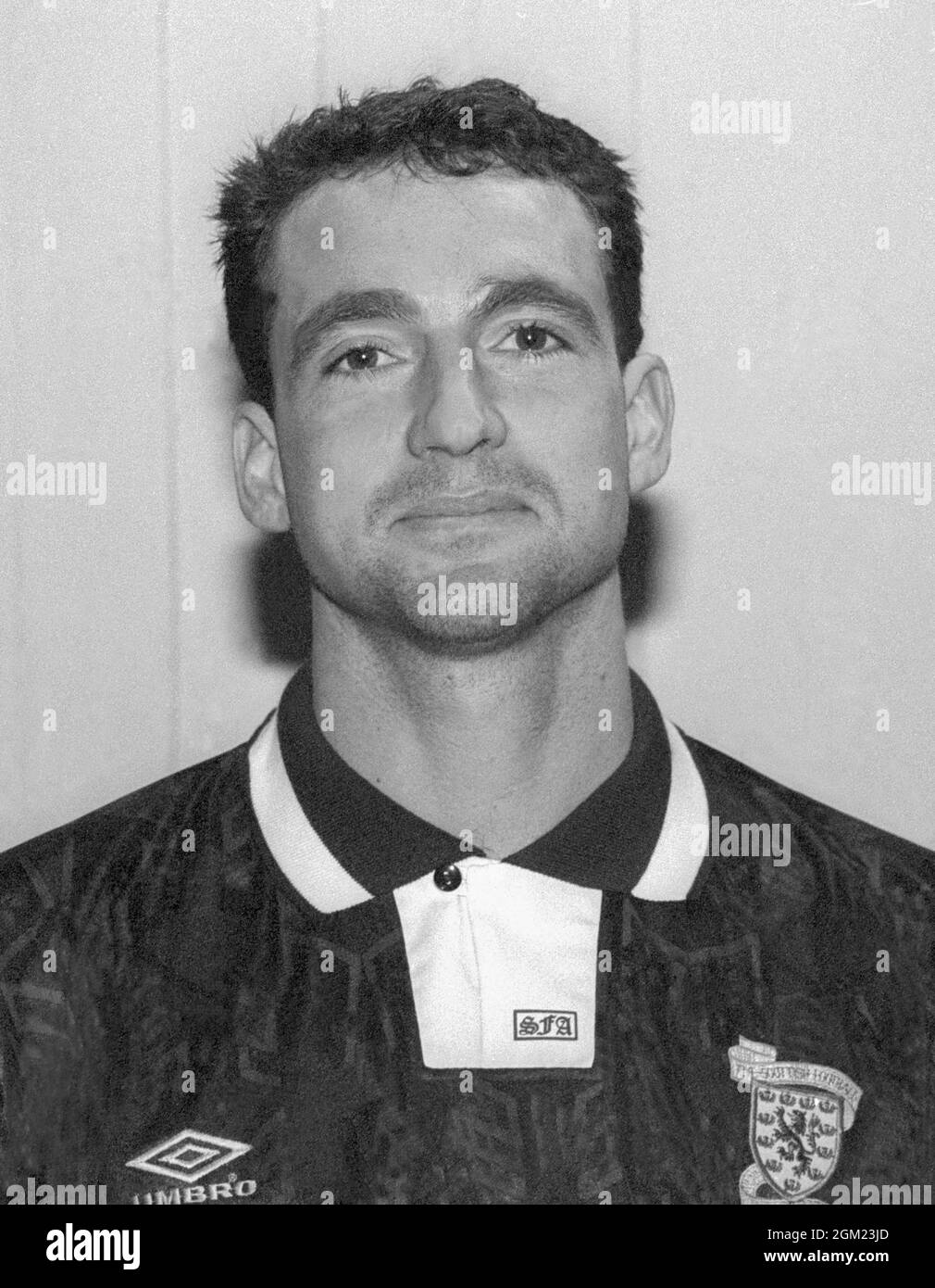 Paul MCStay football Celtic and Scotland National Team to EURO92 in Sweden Stock Photo