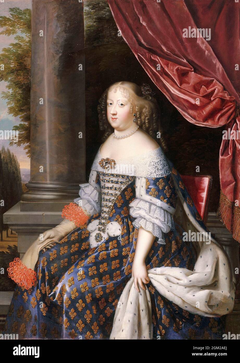 Vintage medieval portrait of a woman in period costume Stock Photo - Alamy