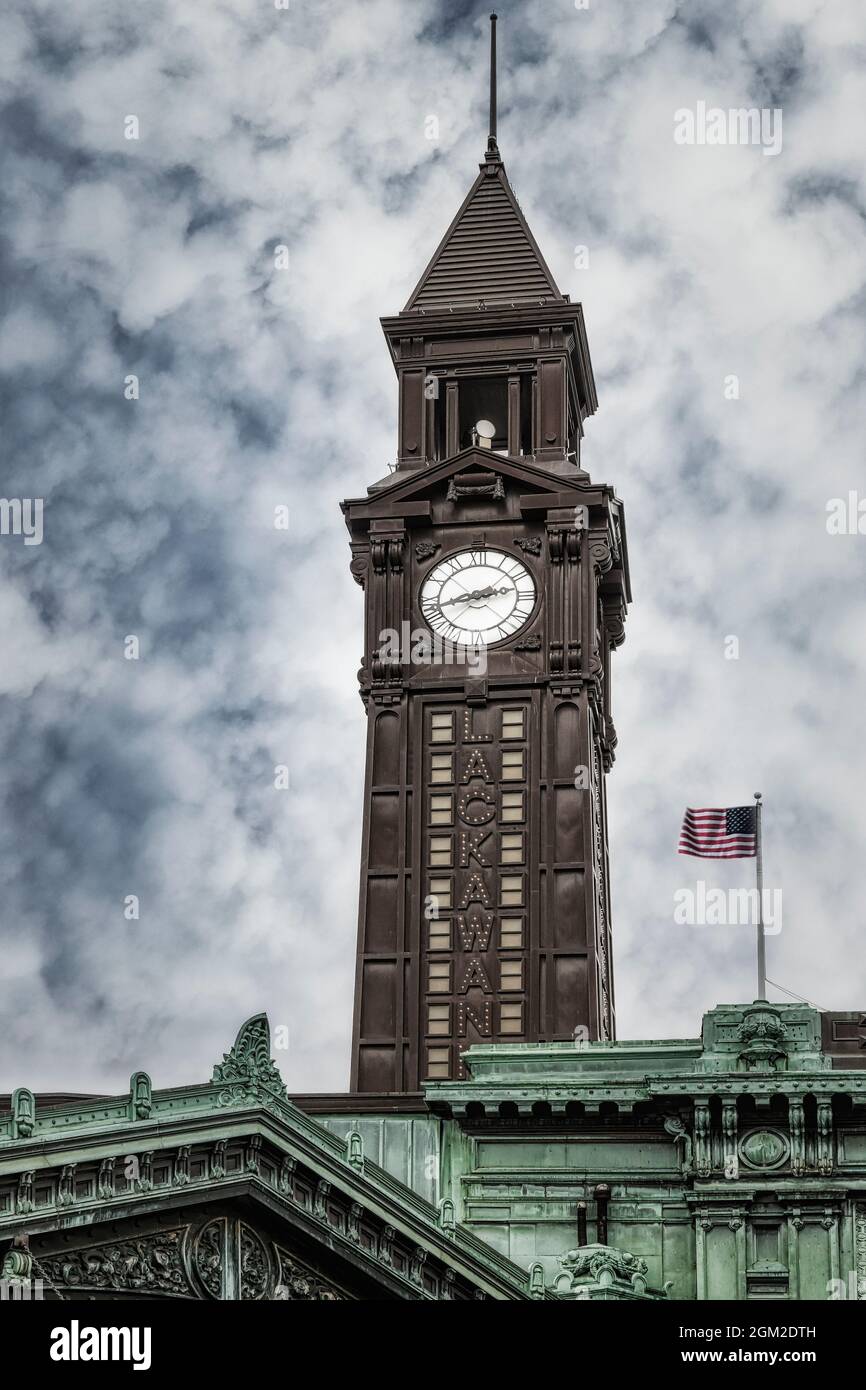 Lackawanna Terminal Hoboken Erie Lackawanna Train Station Clock Tower