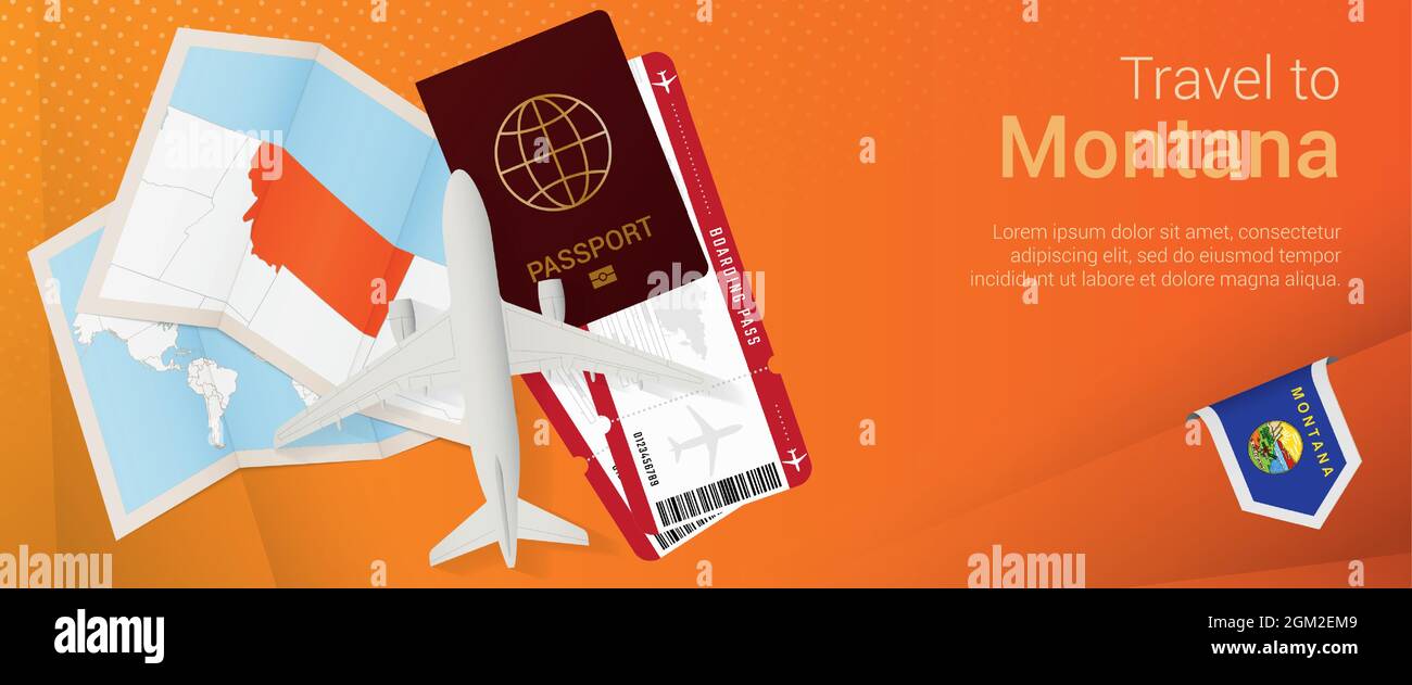 Montana airport map Stock Vector Images Alamy