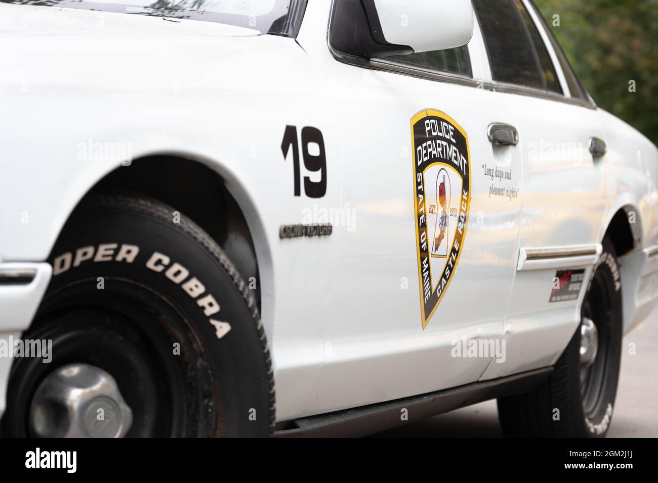 Vintage state police car hi-res stock photography and images - Alamy