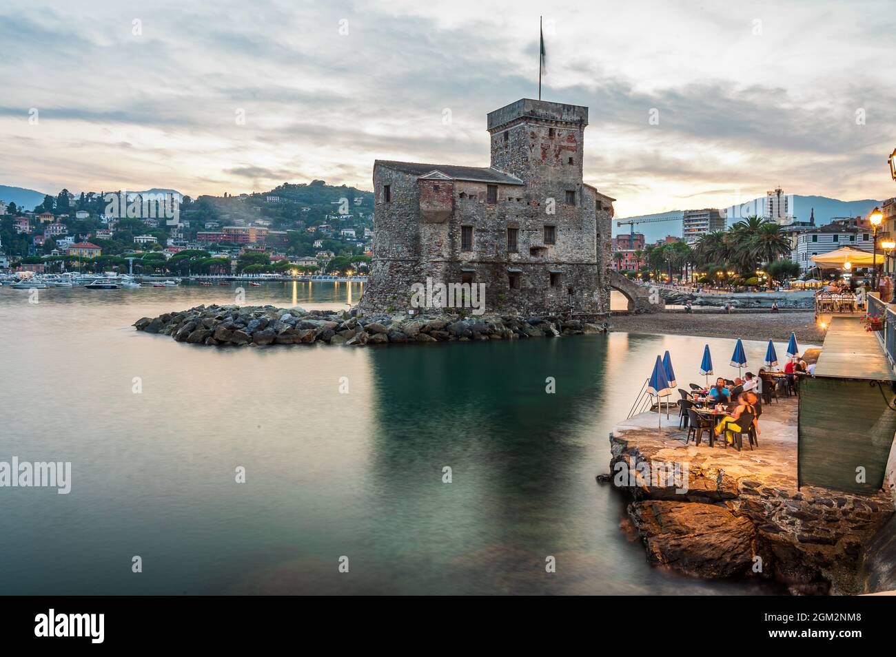 The Castle on the sea, built in the XVI century, in the village of ...
