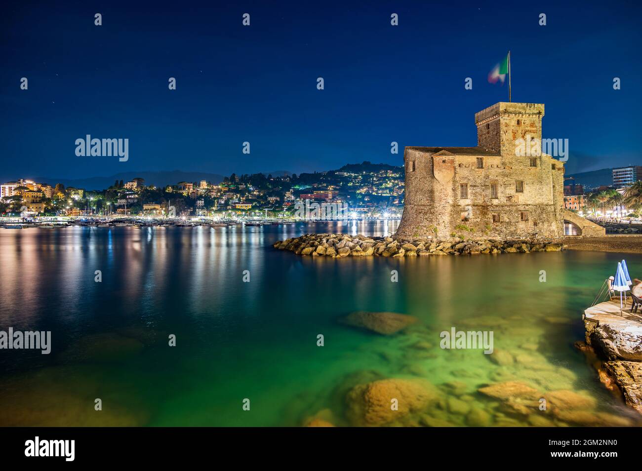 The Castle on the sea, built in the XVI century, in the village of ...