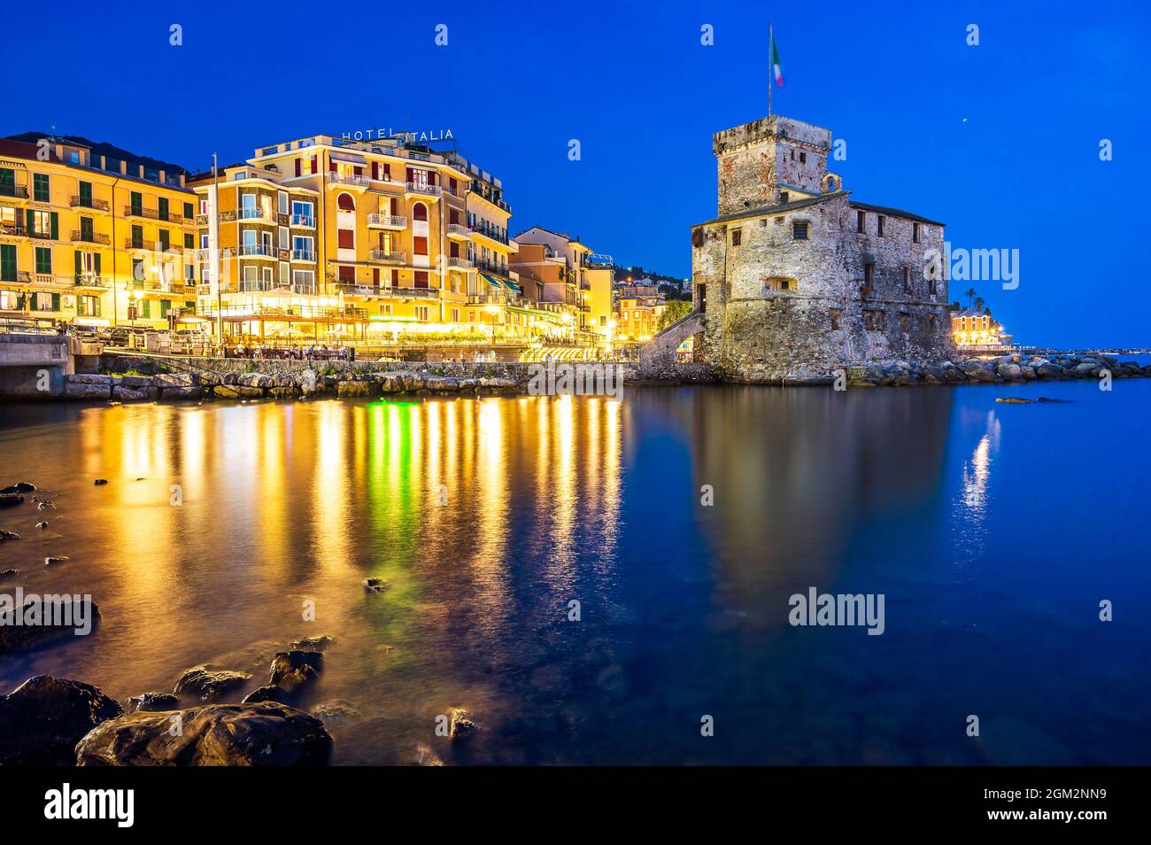 The Castle on the sea, built in the XVI century, in the village of ...