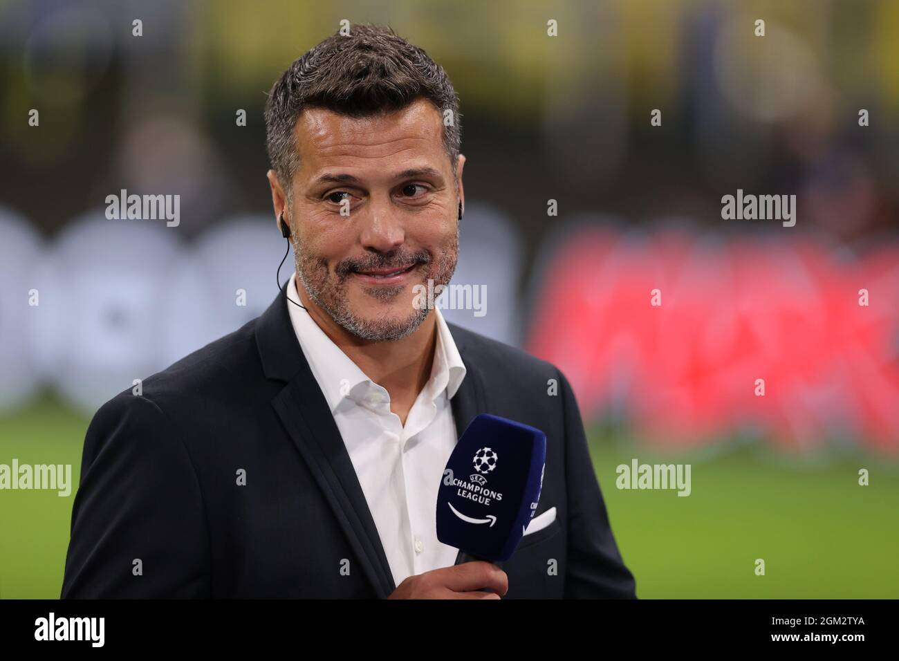 Julio Cesar guest of Amazon Champions Legaue live during the UEFA