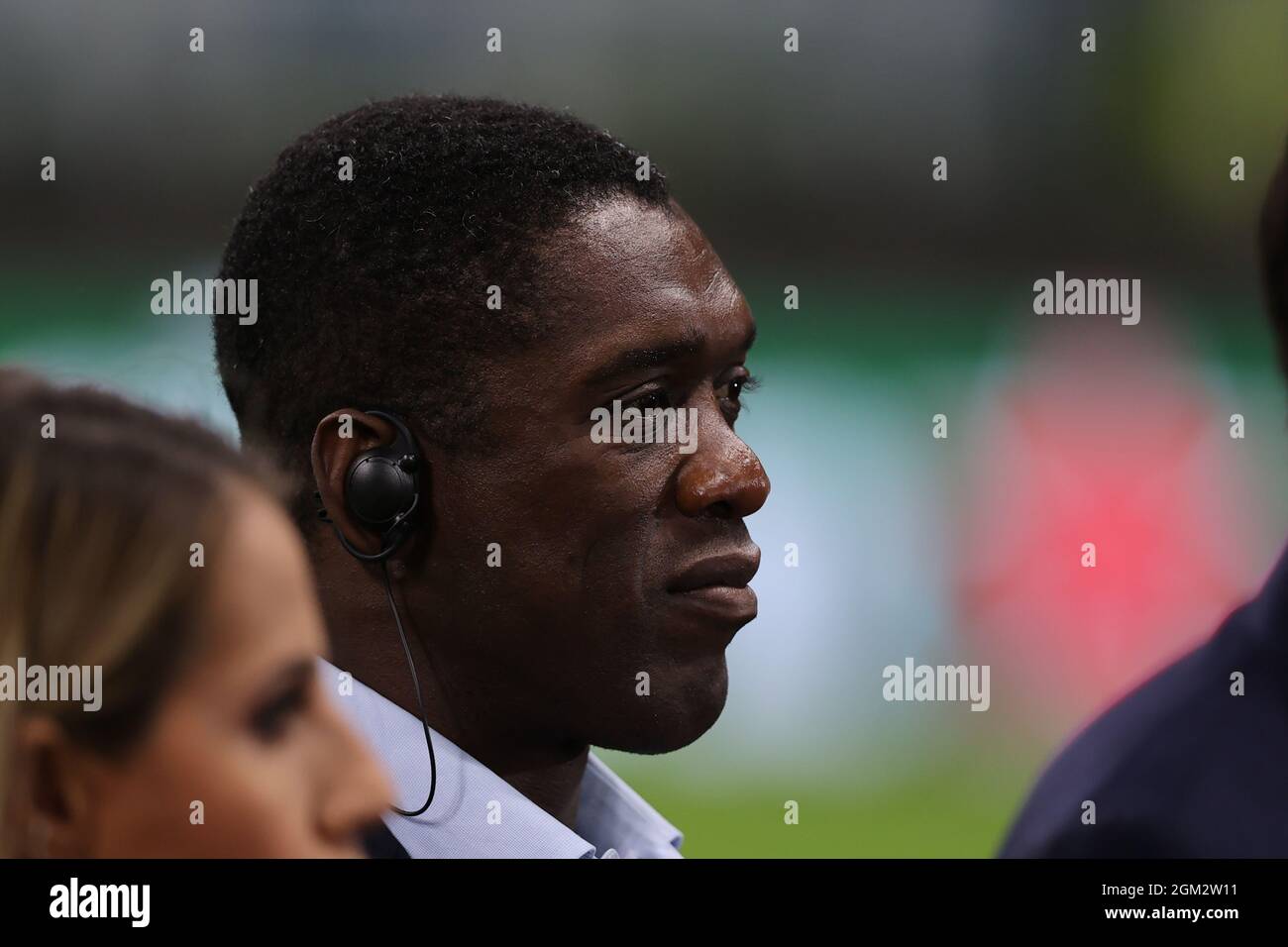 Clarence Seedorf guest of Amazon Champions League live during the UEFA  Champions League 2021/22 Group Stage - Group D football match between FC  Intern Stock Photo - Alamy